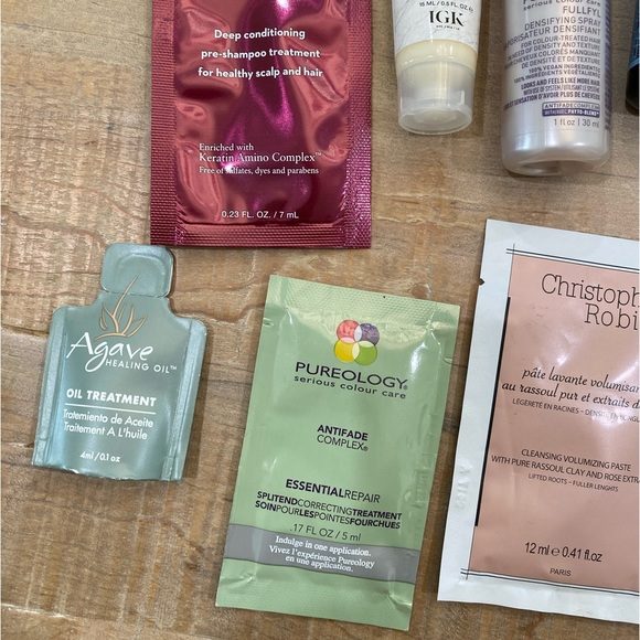 9 hair bundle lot pureology matrix Morrocan oil IGK Christopher Robin agave - Picture 2 of 5